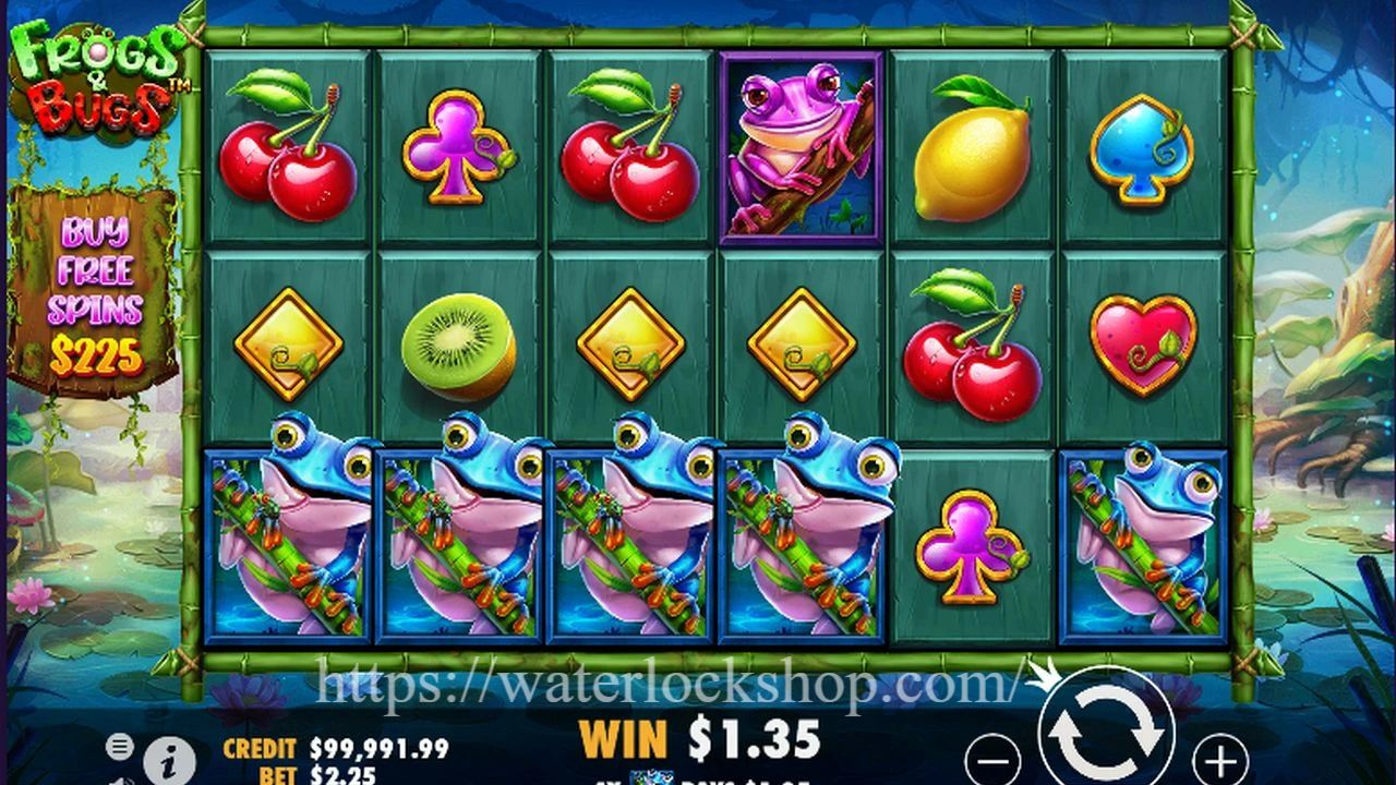 Frogs & Bugs: Slot Alam Ceria dengan Petualangan Katak dan Serangga Unik